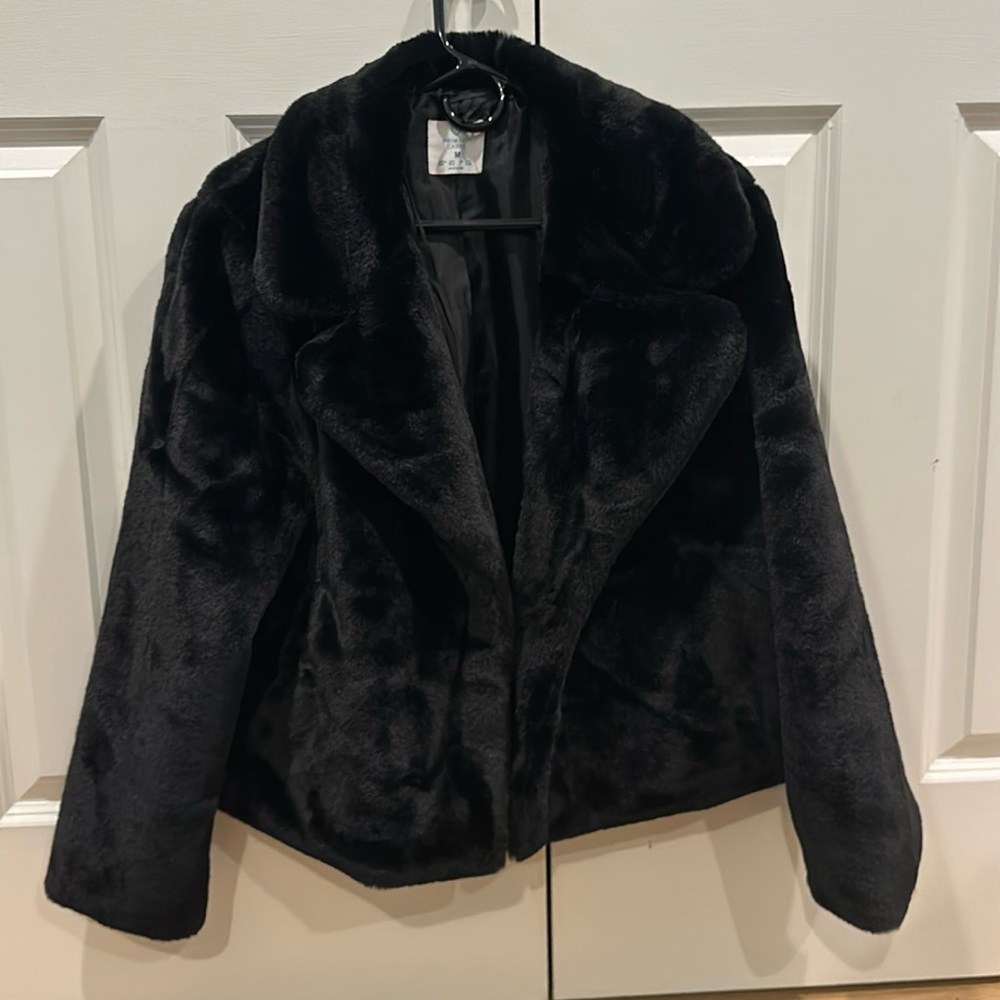 Black Fur Jacket from Primark